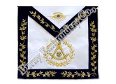 Finest Quality Masonic Regalia Hands Embroidery Bullion Wire Aprons
